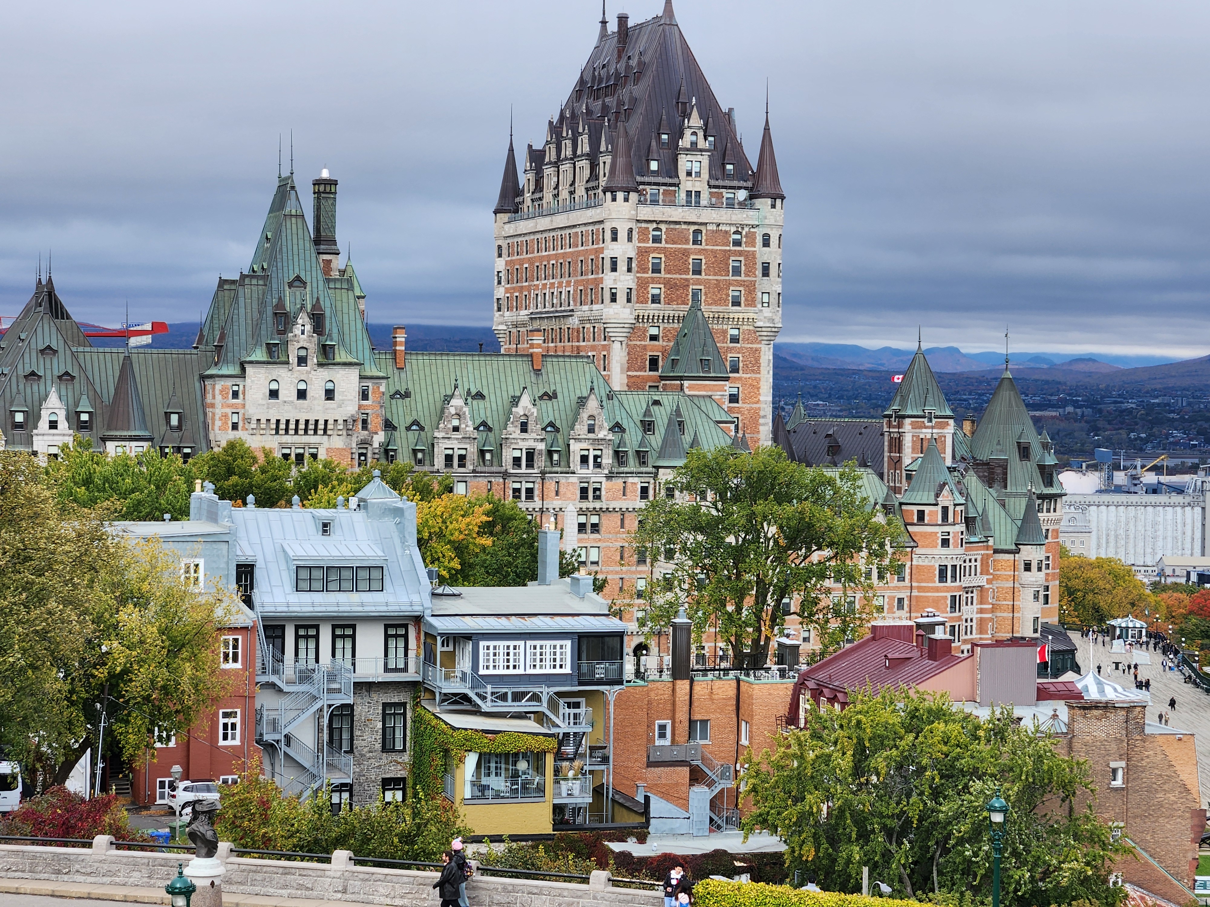 Quebec city chateau frontenac
