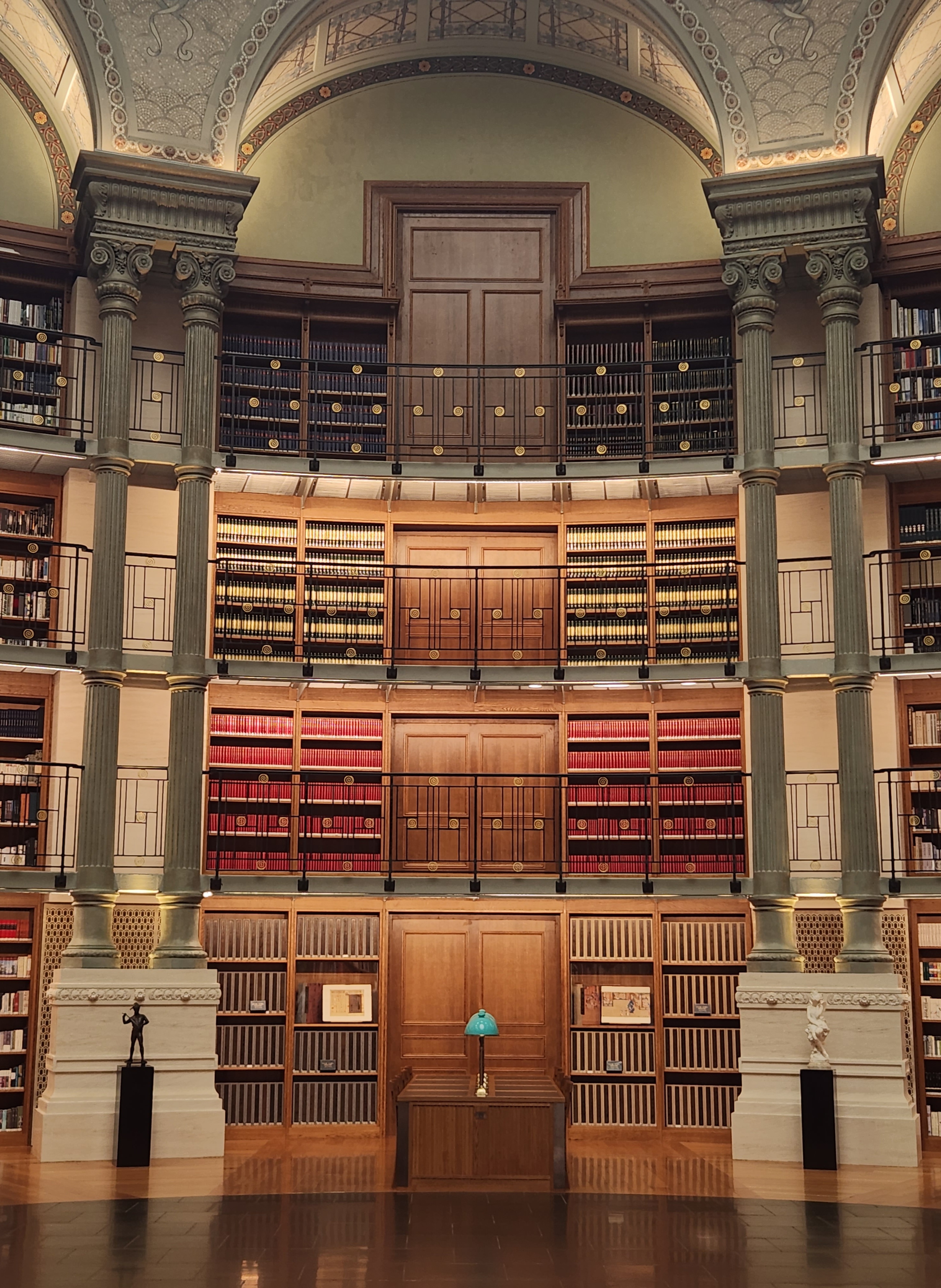 Ox horn library interior