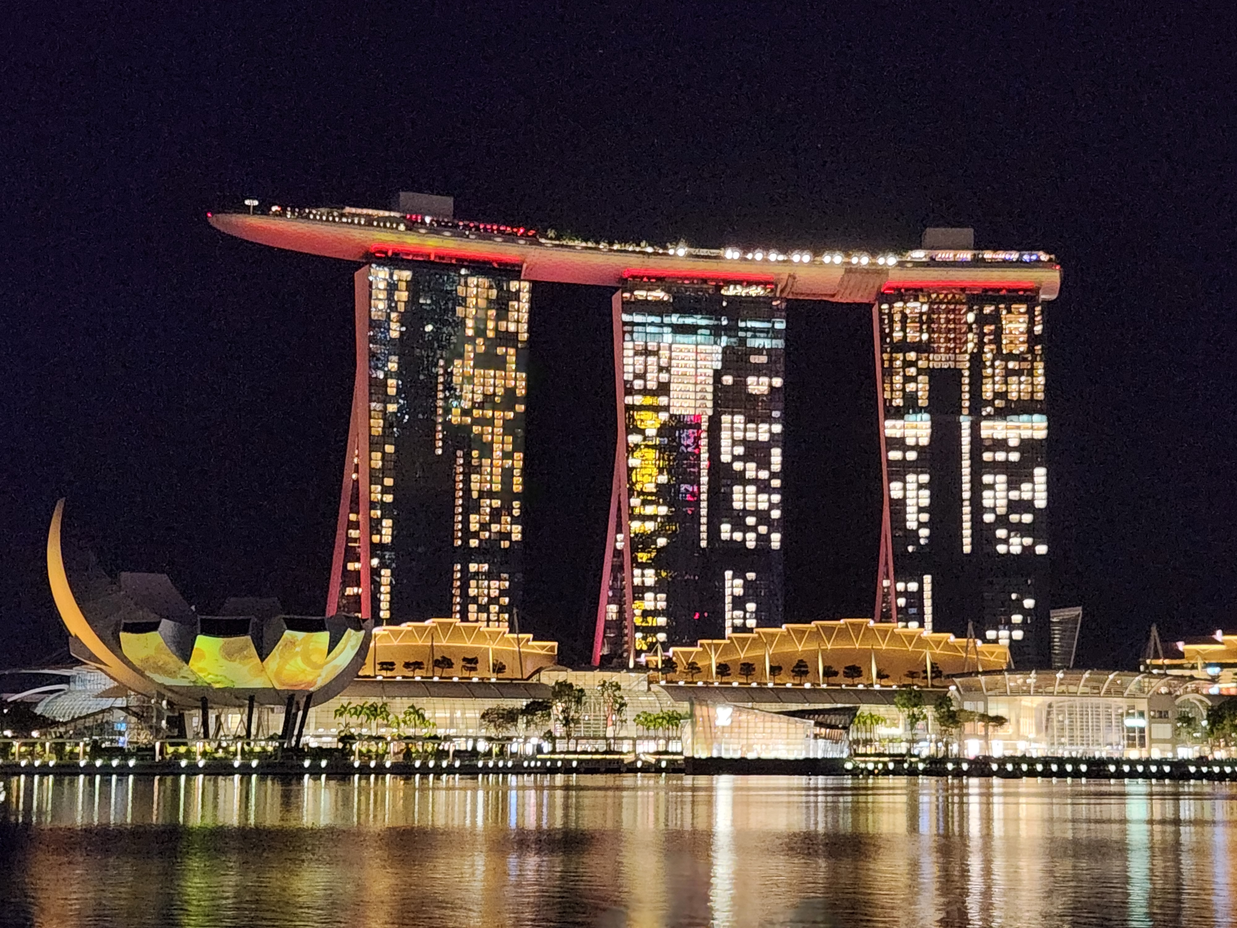 Marina bay sands night