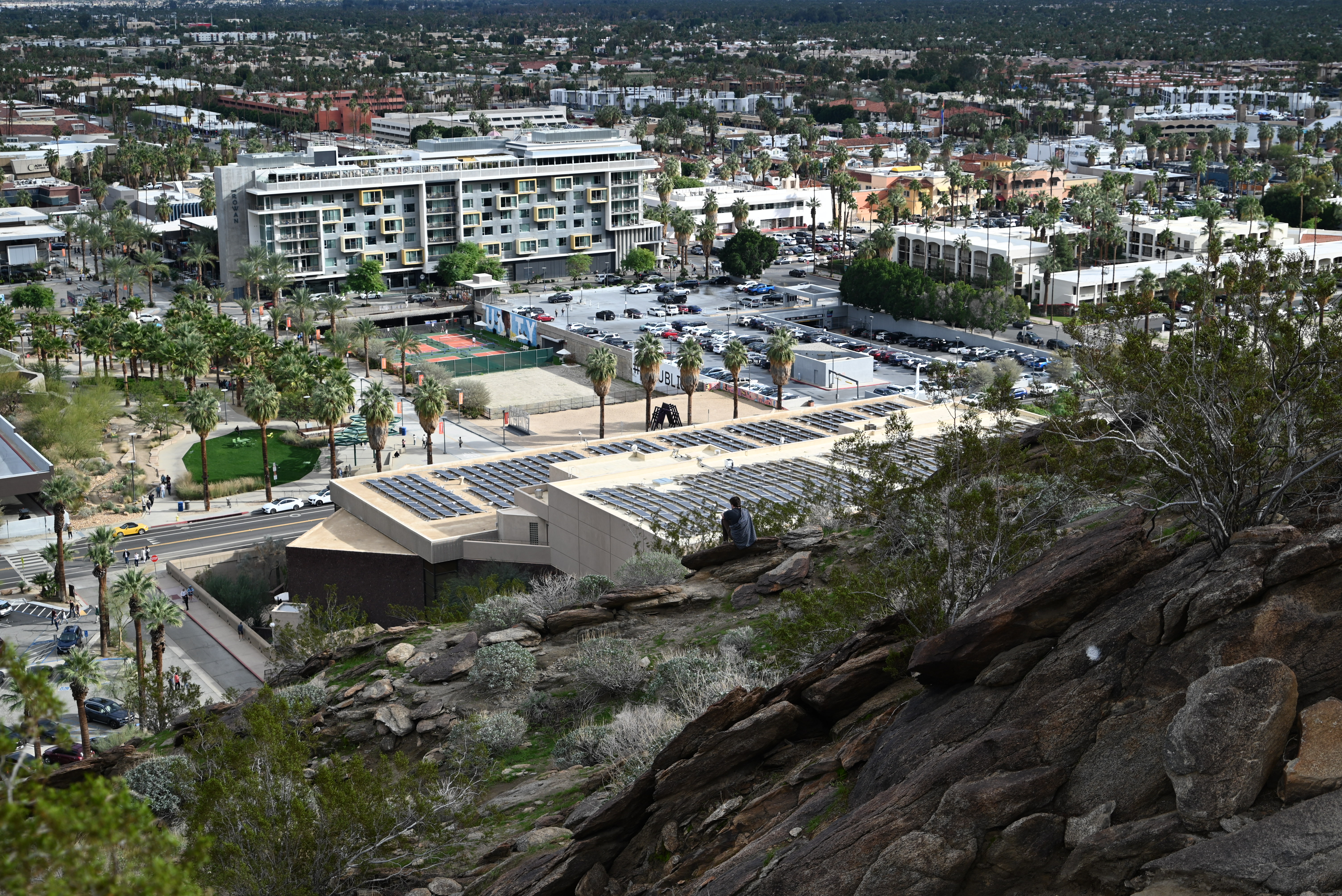 Palm springs aerial view