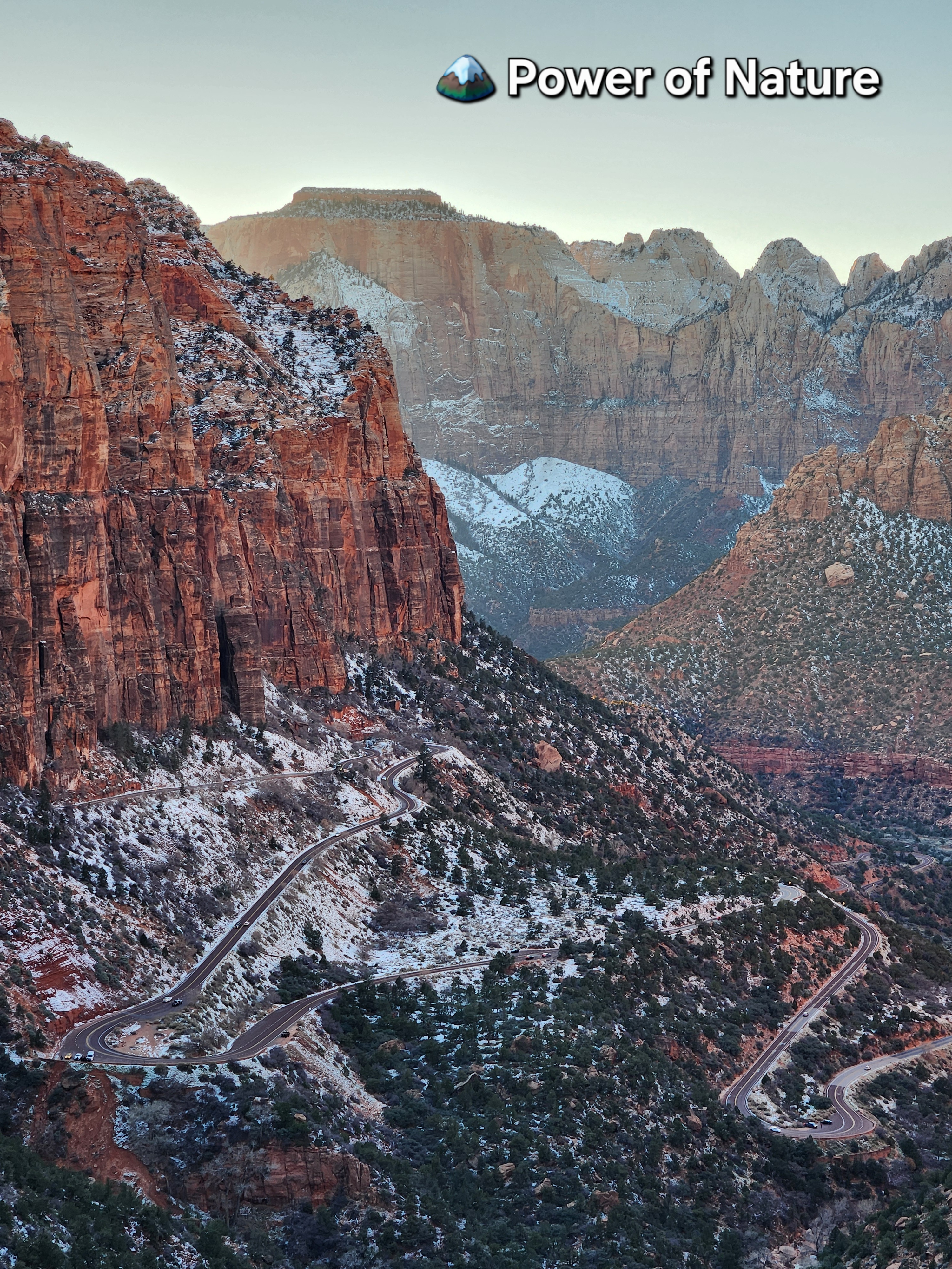Zion canyon map
